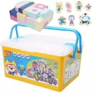 유아 뽀로로 소프트 도형 블럭 쌓기놀이 물놀이 장난감 완구 모양만들기 키즈