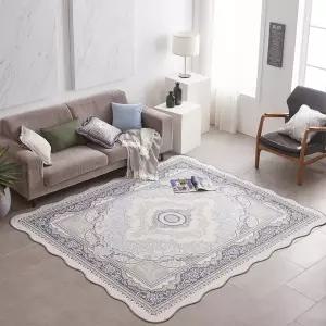 크라스타홈 워셔블 코튼 자카드 카페트 4종세트_점보특대형