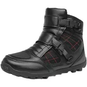 라이딩 신발 오토바이 안전 장비 남성용 바이커 빈티지 모토크로스 부츠 가죽