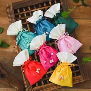 오색찬란 매듭 복주머니 10개 색상선택가능명절소품 미니 선물장식 외국인 전통 기념품 한복