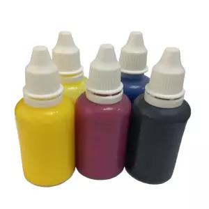 유리 디자인 그리기잉크 C.M.Y.K.W 30mlx1세트 그림 가공 DIY 공예 인쇄 크리스탈