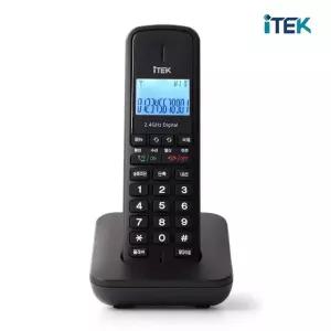 블랙 무선전화기 발신자번호표시 사무실 매장 전화기 내선통화능 핫굿