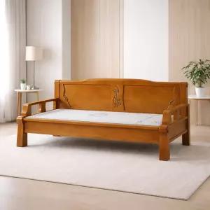 흙마루 돌침대 황토볼 흙침대 카우치 2인용 소파 CC6001W