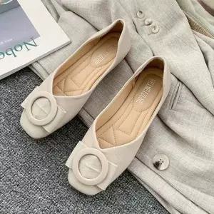 겨울 가을 하객룩 플랫 슈즈 단화 원피스 구두 패션