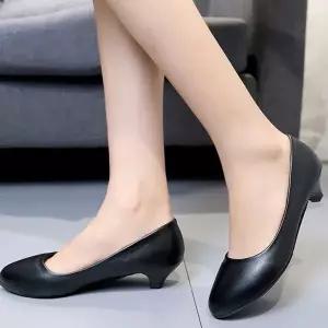 [하프클럽/]여성 면접 데일리 블랙 정장 슈즈 가벼운 예쁜 신발