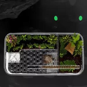 특대형 거북이 하우스 미니 쉼터 수조 사육장 아크릴 플라스틱 육지거북이 집 거북이어항