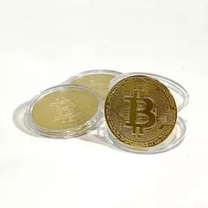비트코인 기념주화 모형 장식 3종 WEC7203