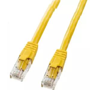 랜 케이블 랜선 통신 인터넷 노랑 SW CAT.6 UTP 2m 연결 노트북 LAN 렌케이블