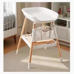 기저귀 갈이대 수납함 아기 용품 수납 보관 바구니 트롤리 바구니