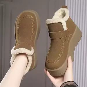 퍼안감 스트랩 방한 부츠 DS-0345눈길 털신발 운동화 패딩 미들컷워커 겨울
