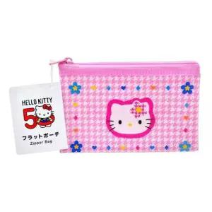 키티미니파우치 헬로키티 50 주년 카오하나 미니 플랫 파우치
