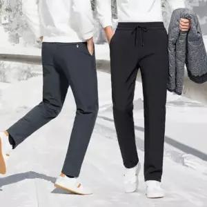 [하프클럽/]바지공장 털 정장 보온 작업복 방풍 바지 패딩 겨울 경량 오토바