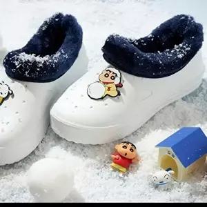 [엄지척]털실내화 짱구 윈터 만능화 겨울 따뜻 캐릭터 어린이
