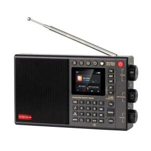 조용 LC90 멀티밴드 스마트 인터넷 라디오 휴대용 AM/FM, 롱웨이브 및 단파 라디오(WiFi/4G, 블루투스, TF 카드 수신기(SSB, 초영 라디오)