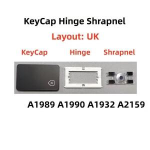 맥북 호환 프로 모델 A1989 A1932 A2159 키보드 교체용 영국식 개별 키캡  및 스프링
