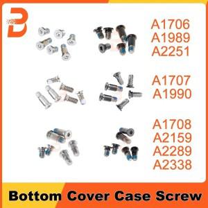 맥북 호환 프로 레티나 13인치 A1706 A1989 A2159 A2289 A2338 하단 케이스 나사 실버 그레이 -년형