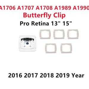 A1989 A1706 레터 키 키캡  화이트  클립 맥북 호환 프로 12인치 키보드 수리용