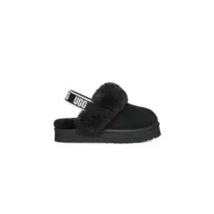 어그 KIDS UGG 로고 밴딩 퍼 카라 플랫폼 샌들펀케트1675303004 [백화점 매장판]