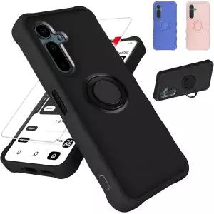 솔라나 시커 케이스 사가 2용 호환 모바일 휴대폰 커버 강화 유리 스크린 프로텍터 포함2mm 두께의 초강력