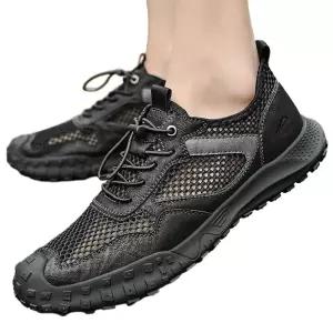 남성 메쉬 러닝화 초경량 망사운동화 중년 아웃도어 신발