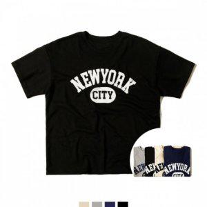 워싱반팔티 여름티셔츠 반팔티셔츠 스트릿 뉴욕