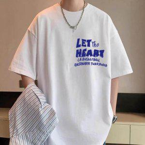 남성반팔티 여유핏반팔티 영문반팔티 스타일리쉬티