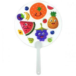 투명부채 -과일 미술 붙여 유치원 유아미술 초