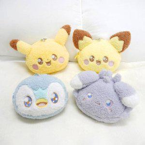 포켓피스 포켓몬굿즈 4종 인형파우치 카드파우치 택1 얼굴파우치