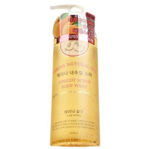 부드러운 피부 살구씨가루 스크럽 바디워시 500ml