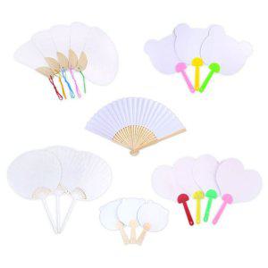 그림 미니 미술재료 그리기 부채 T03~T08