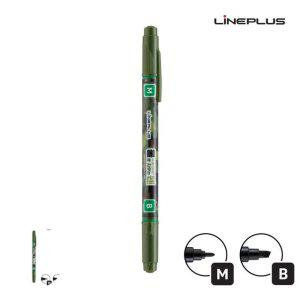 각인 고급볼펜 선물 필기구 판촉물 물로 지우는 수성 OHP펜 MB 12개입 초록색