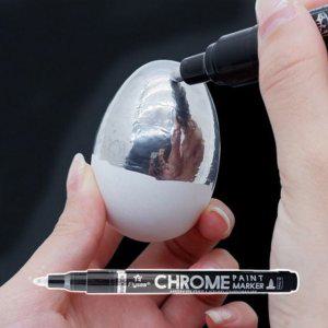 마커 메탈릭 리퀴드 펜 크롬 도색 광택용 3mm 메탈색