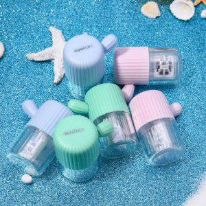 회전 수동 세척기 반자동 관리 렌즈통 소프트렌즈 렌