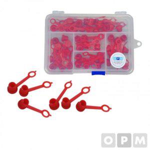 그리스마개 HA 구리스캡 세트 빨간 마개 그리스니플