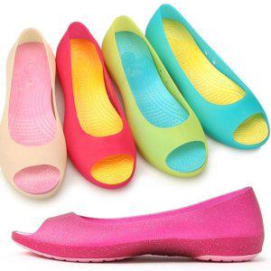 상표명 레이디젤리소재슈즈 클래식 이지슈즈 로우힐슈즈 단화류 워터플레이 여름용신발 992젤리