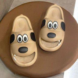 말랑한 강아지슬리퍼 미끄럼요소미끄럼방지 250 샌들 바둑이 실내소음 샌들 인도어용 펫캐릭터 홈공간 룸