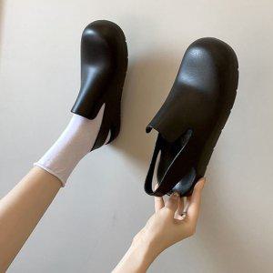 시그니처 트리플컬러 젤리화 샌들로우힐 샐내화 캐주얼신발