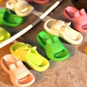 발이편한 토끼EVA실내화 우먼 여성용슬리퍼 답례품 펜션 캐주얼 학원스쿨라이프 학교용 단체