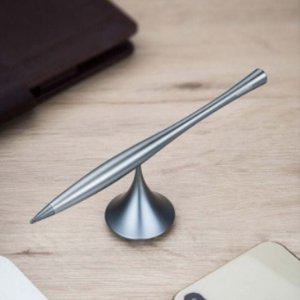 볼펜 시그니처 무중력펜 선물 장식 필사도구 문구 grey