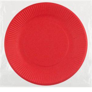 재료 공예 종이접시 공작 칼라 미술놀이 빨강