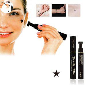 타투스티커 두피문 커버스티커 할로윈문신 지우기 문신 타투 스탬프 스몰형 S10 잇단음표