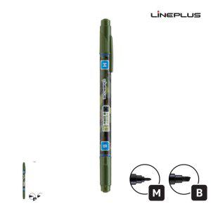 각인 고급볼펜 선물 필기구 판촉물 물로 지우는 수성 OHP펜 MB 12개입 파랑색