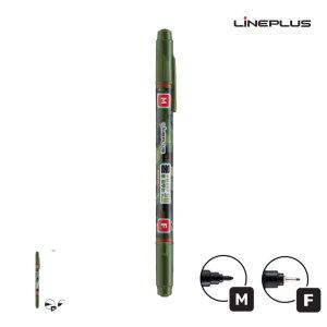 각인 고급볼펜 선물 필기구 판촉물 물로 지우는 수성 OHP펜 MF 12개입 빨강색