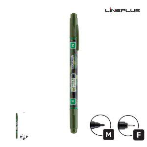 각인 고급볼펜 선물 필기구 판촉물 물로 지우는 수성 OHP펜 MF 12개입 초록색