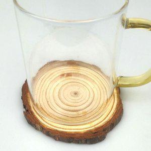 우드 원형 컵받침 카페 나무컵받침대 테이블 식탁용