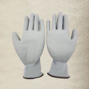 작업용 제전 방진 장갑 L사이즈 논슬립 PU 반코팅 안전장갑