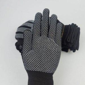 작업용 도트장갑 블랙 12켤레 택배기사 손보호장갑 안전장갑