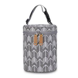 보온보냉 용도 걸이형 원형 가방 휴대용 보온 코르크 보냉