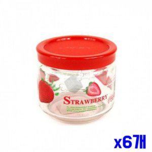 투명 유리 양념 보관 통 소스 용기 양념병 8.5x7.5cm