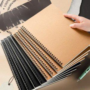 종이 모눈 B5 노트 줄 유선 스프링 크라프트